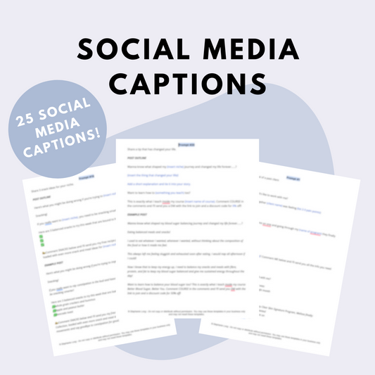 Social Media Captions