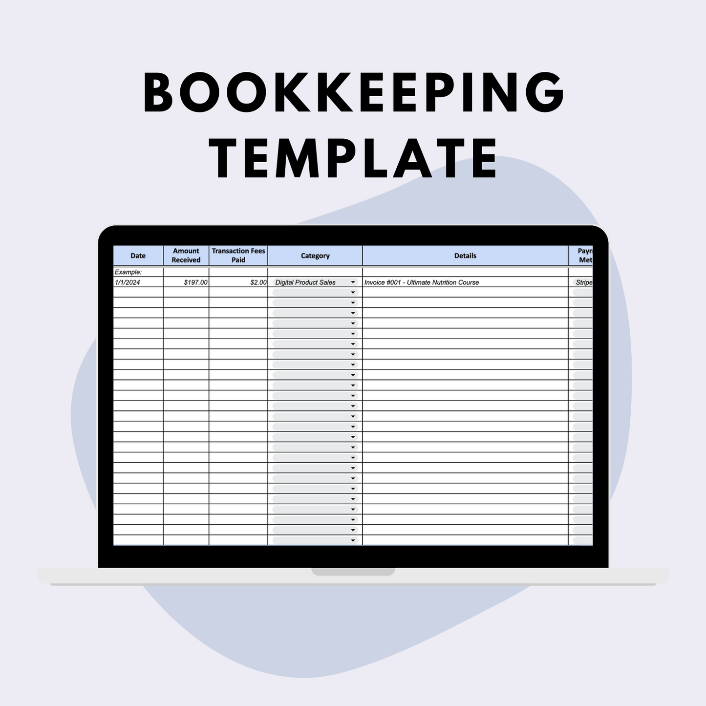 Bookkeeping Template