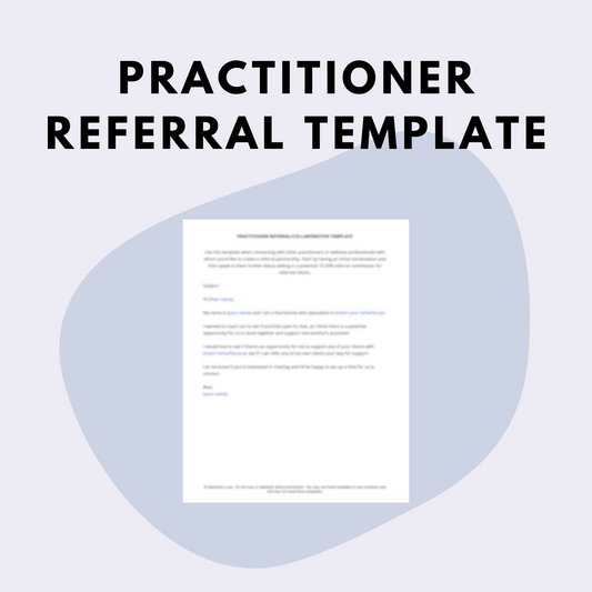 Practitioner Referral Template