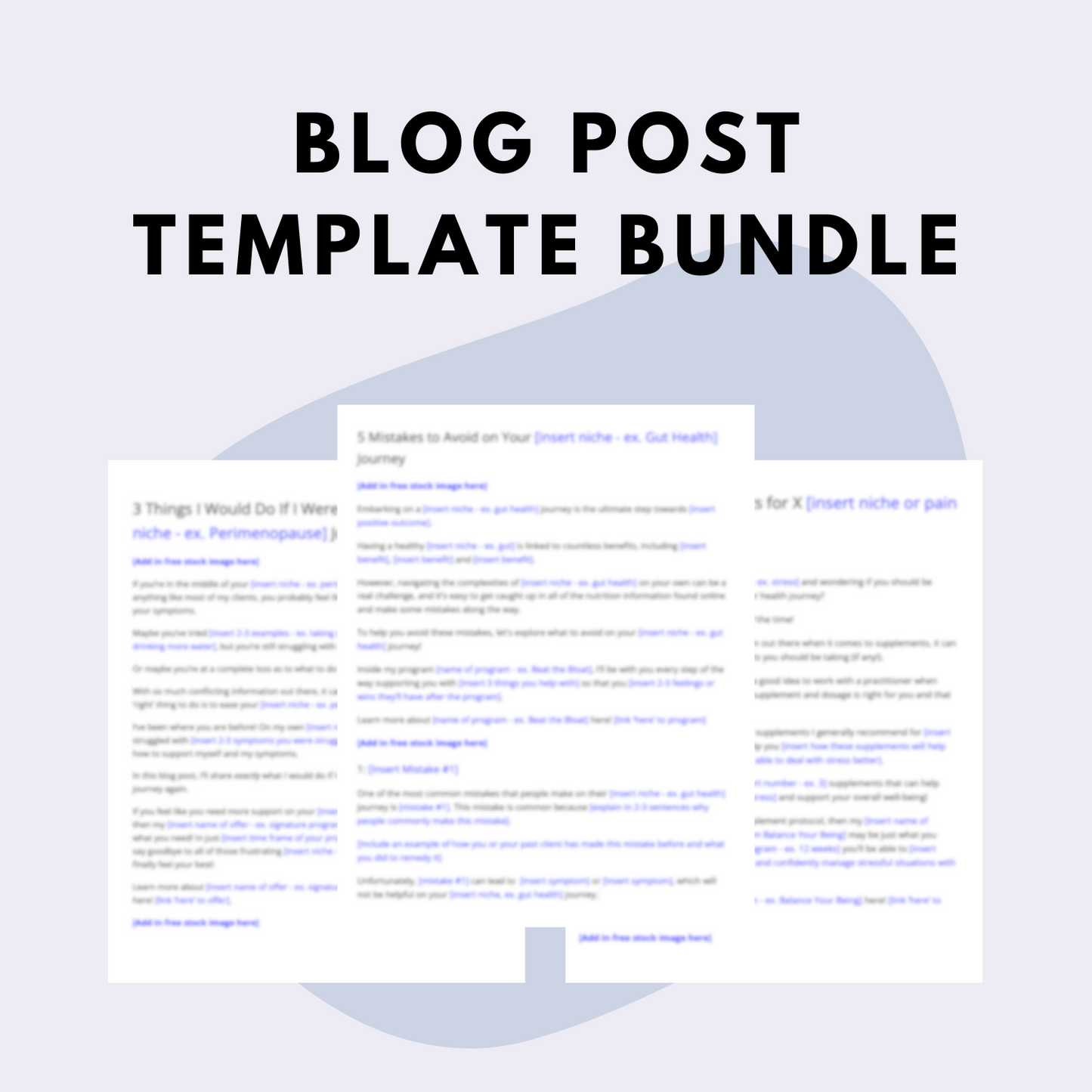 Blog Post Template Bundle